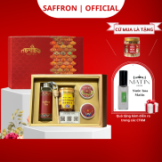 Hộp quà tặng sức khỏe Saffron ngâm mật ong bạc hà nguyên chất
