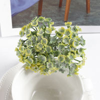 6 Pcs/bunch Artificial Gypsophila Green Plants, Potted Flower Arrangements Small Bouquets, For Home Decoration Diy Materials