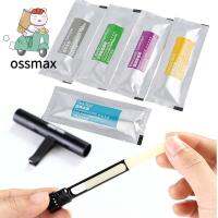 OSSMAX แท่งน้ำหอมปรับอากาศรถยนต์สำหรับแต่งน้ำหอมออโต้บาล์มกลิ่นหอมของแข็งระบายเครื่องปรับอากาศกลิ่นหอมแข็งแรง5ชิ้น/เซ็ต