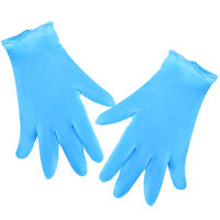 100pcs Disposable Gloves Latex nitrile Rubber gloves KitchenDishwashingWorkGarden Gloves Left and Right Hand Universal*60