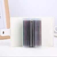 Portable ID Wallet Business Card Case ID Badge Holder Bank Card Organizer Multiple Card Slots