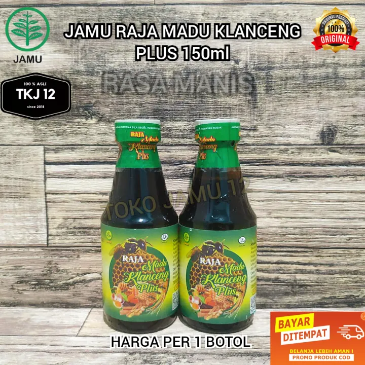 JAMU CAP RAJA MADU KLANCENG PLUS ASLI 150ml PEGAL LINU ASAM URAT NYERI SENDI BADAN TRADISIONAL HERBAL | Lazada Indonesia