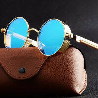 ORTS UV400 คลาสสิก Steampunk แว่นตากันแดดผู้ชายผู้หญิงวินเทจรอบ Shades กรอบโลหะ