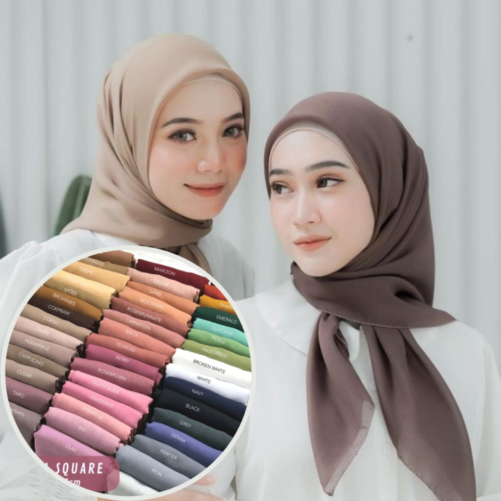 NANISA Bella square premium / Hijab bella square premium / bella square ...