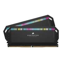 32GB (16GBx2) DDR5 6200MHz RAM (หน่วยความจำ) CORSAIR DOMINATOR PLATINUM RGB DDR5 (BLACK) (CMT32GX5M2X6200C36) //