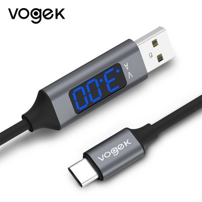 （A LOVABLE） Vogek1m USB PhonewithDigital Display Type CUSB Data CableCharging Cord For IPhoneHuawei
