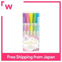 Zebraปากกาเน้นข้อความKirarich 5สีWKS18-5C