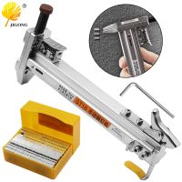 iho◐♧✧  Manual Gun ST18 Semi Cement Wire Slot Nailing Device Machine Woodworking Tacker