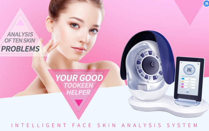 Smart Magic Mirror Skin Detector Skin Management Analysis Moisture Oil ...