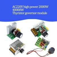 AC 220V Thyristor 2000/4000W High-power Governor Module Dimming And Temperature Regulating Motor Voltage Regulator Electrical Circuitry  Parts