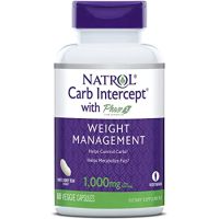 Natrol, Carb Intercept พร้อมตัวควบคุม Carb เฟส2,1000 Mg,60แคปซูลผัก/แคปซูลผัก120