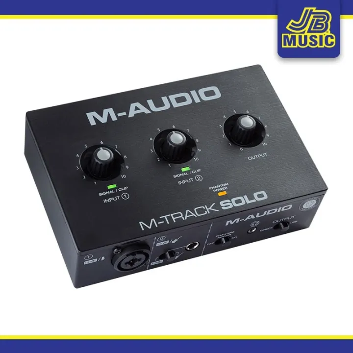 MAudio MTrack Solo USB Audio Interface (with 1 Crystal Preamp Phantom