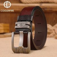 Men Genuine Leather Belts Cowboy Wide High Quality Buckle Belts for Men Brand Luxury Leisure Vintage Jeans Strap HQ225 Belts