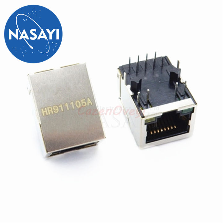 HY911105A HR911105A RJ45网络变压器 带灯网络滤波器