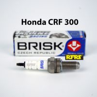 หัวเทียน BRISK X-Line 4 เขี้ยว แกนเงิน Honda CRF 300 Spark Plug (8X21ROA) รองรับทุกน้ำมัน Made in EU