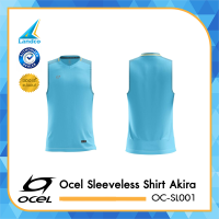 Ocel เสื้อแขนกุด Ocel Sleeveless Shirt Akira OC-SL001 Sky blue