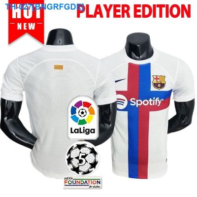 ♦ 2022 2023 Barcelona Player Football Shirt High Quality Mens Sports Short Sleeve Soccer Jersey With Patch