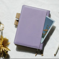 A5 Notebook Cover Planner Diary Book Leather Specifications Covers Japanese Style Icecream Color School