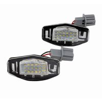 2Pcs/set Hot Sale LED License Number Plate Light for Honda Accord/Civic/City/Odyssey/MR-V/Pilot with Fullly OEM Plug