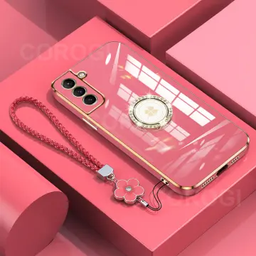 Strap Cord Chain Phone Case for Samsung S20 FE S21 S30 Ultra S10 S9 S8 Plus