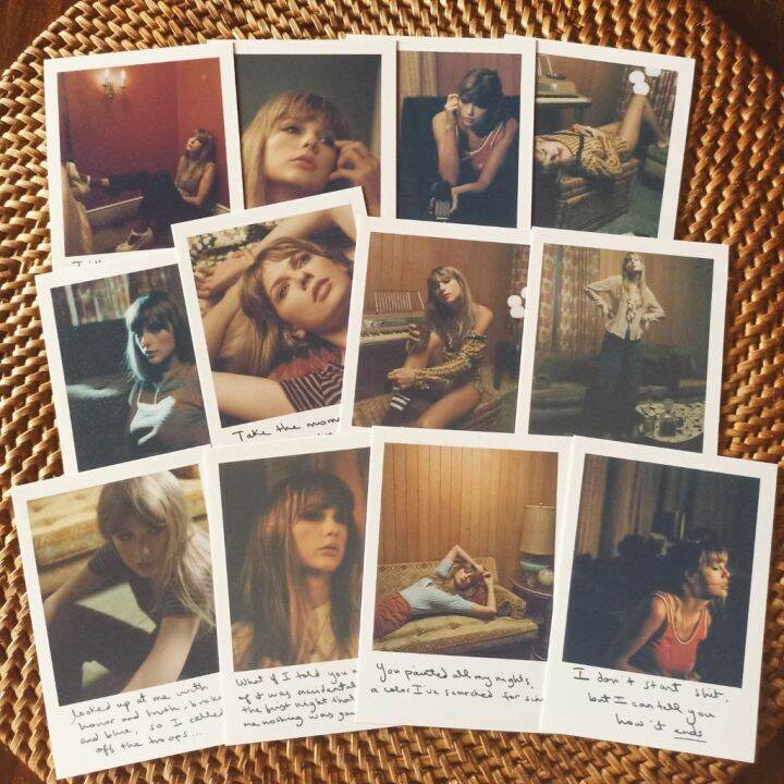 HOT UKKIW Midnights by Taylor Swift FAUX POLAROIDS (fan made 20pcs ...