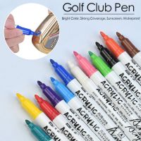BDLWO 12ชิ้น/ชุดปากกาอะคริลิคปกปิดสีสว่างครีมกันแดดปากกาเปลี่ยนสีได้จิตรกรกอล์ฟคลับปากกาแฟนซี