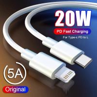 PD 20W Original For iPhone 13 12 11 14 Pro Max USB C Fast Charging Cable For iPhone 14 Plus XR X XS MAX iPad Air Charger Cable