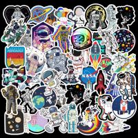 ✔✁❍ 10/30/50 Pcs Universe Rocket Astronaut Space Station Cartoon Graffiti Waterproof Sticker Decorative Luggage Laptop Kids Toys