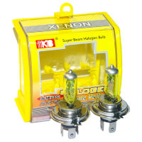 2x Car HeadLight Bulbs HB2 9003 H4 12V 100W 60W Auto Halogen Bulb Yellow 3000K Quartz Glass Car Head Light XENON H4 Car Fog Lamp