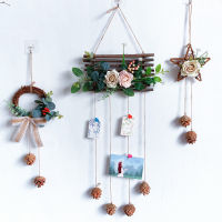 【NEW】【Penghantaran Privasi Tinggi】 Wall nch Decoration Vine Ring Garland Wall Hanging Kindergarten Environment Creation Restaurant Shop Home Background Wall Hanging Decoration