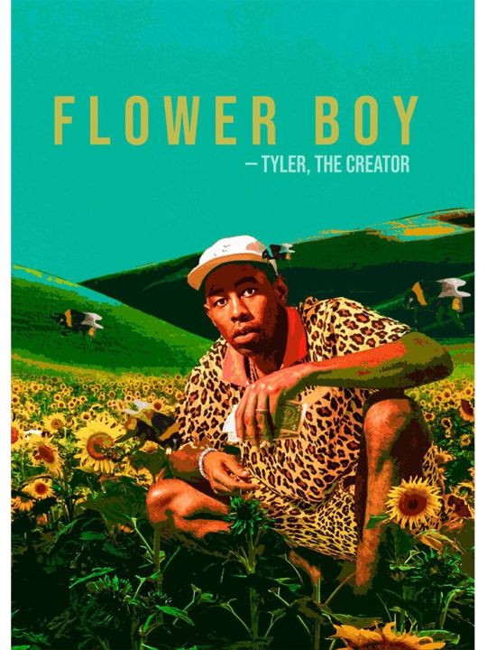 Rapper Star Tyler The Creator Flower Boy Music Poster Canvas