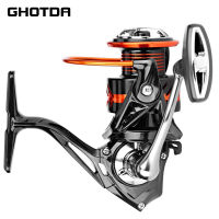 5.2:1 4.9:1 Spinning Reel Max Drag 12Kg Carp Fishing Reel 2000-7000 Aluminium Spool Spinning Wheel Carret