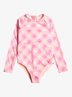 ROXY ชุดว่ายน้ำ Flower Plaid Onesie Long Sleeve One Piece เด็กเล็ก 3-7 years 231 ERLWR03257-MGJ2