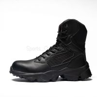 【 SportsOutdoor.my 】รองเท้านิรภัย Anti-Smashing High Cut Steel Toe Work Shoes Anti-Smashing Puncture-Proof Antiskid Fashion Ankle Boots