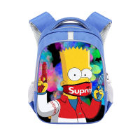 Simpsons Spring Childrens Cute Schoolbag Primary School Cartoon Backpack Mens And Womens Large Capacity Backpack Wholesale