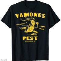 HOT ITEM!!Family Tee Couple Tee Breaking Bad Vamanos Pest Yellow Insect Logo T-Shirt For Adult