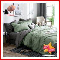 ชุดผ้าปูที่นอน 5 ฟุต 6 ชิ้น GADEAUX HOME SOLID สีเขียวBEDSHEET SET 5FT 6PCS GADEAUX HOME SOLID GREEN **บริการเก็บเงินปลายทาง**