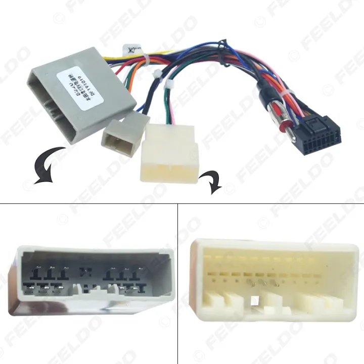 Car Dvd Multimedia Player Radio Video Stereo Gps Navigation 16pin Wiring Harness Adaptor For