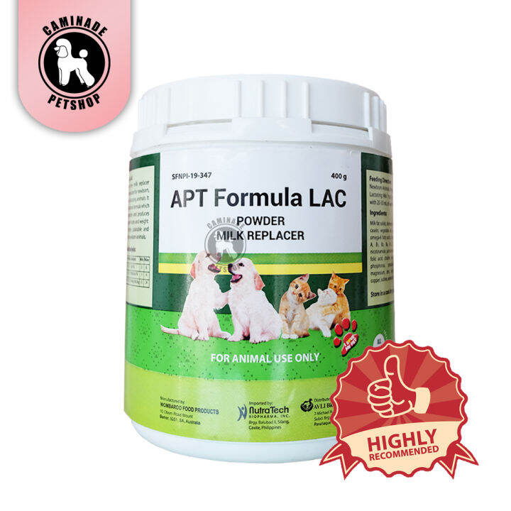 400G APT Formula LAC Milk Replacer for Puppies and Kittens
