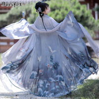 Hanfu ผู้หญิงจีนโบราณเครื่องแต่งกายเจ้าหญิง Tang Dynasty Robe Elegant Fairy Dance Stage Performance เสื้อผ้า Hanfu พื้นบ้านชุด...