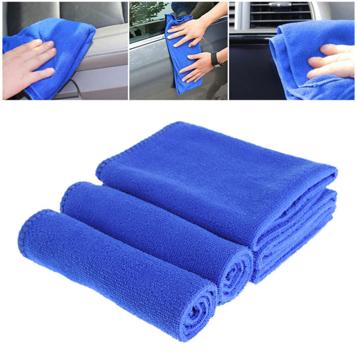 5-pcs-ที่ดูดซับแบบนุ่มเสื้อผ้าทำความสะอาดรถ-auto-care-ผ้าขนหนูไมโครไฟเบอร์