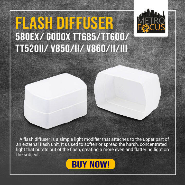 Flash Diffuser Dome Bounce Fit Godox V860II V850II TT685 TT600 Flash