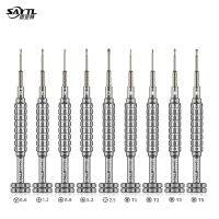 Precision Screwdriver Set y type Torx Cross T1 T2 T3 T5 Screwdrivers Tips with Handle for iPhone 6S 7 8P X Phone Open Hand Tools