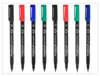 Staedtler 313S 317M ระบายสีปากกามาร์คเกอร์คงทน0.4/1.0Mm แห้งเร็วเครื่องเขียนสีดำ/ แดง/น้ำเงิน/เขียว