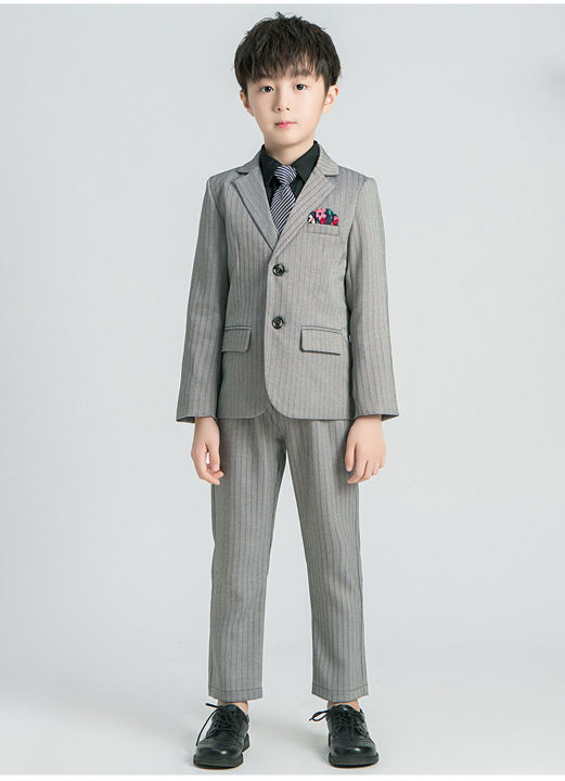 5pcs-kids-baby-boys-suit-black-gray-formal-tuxedo-wedding-party-fashion-gentleman-clothing-set-fw1