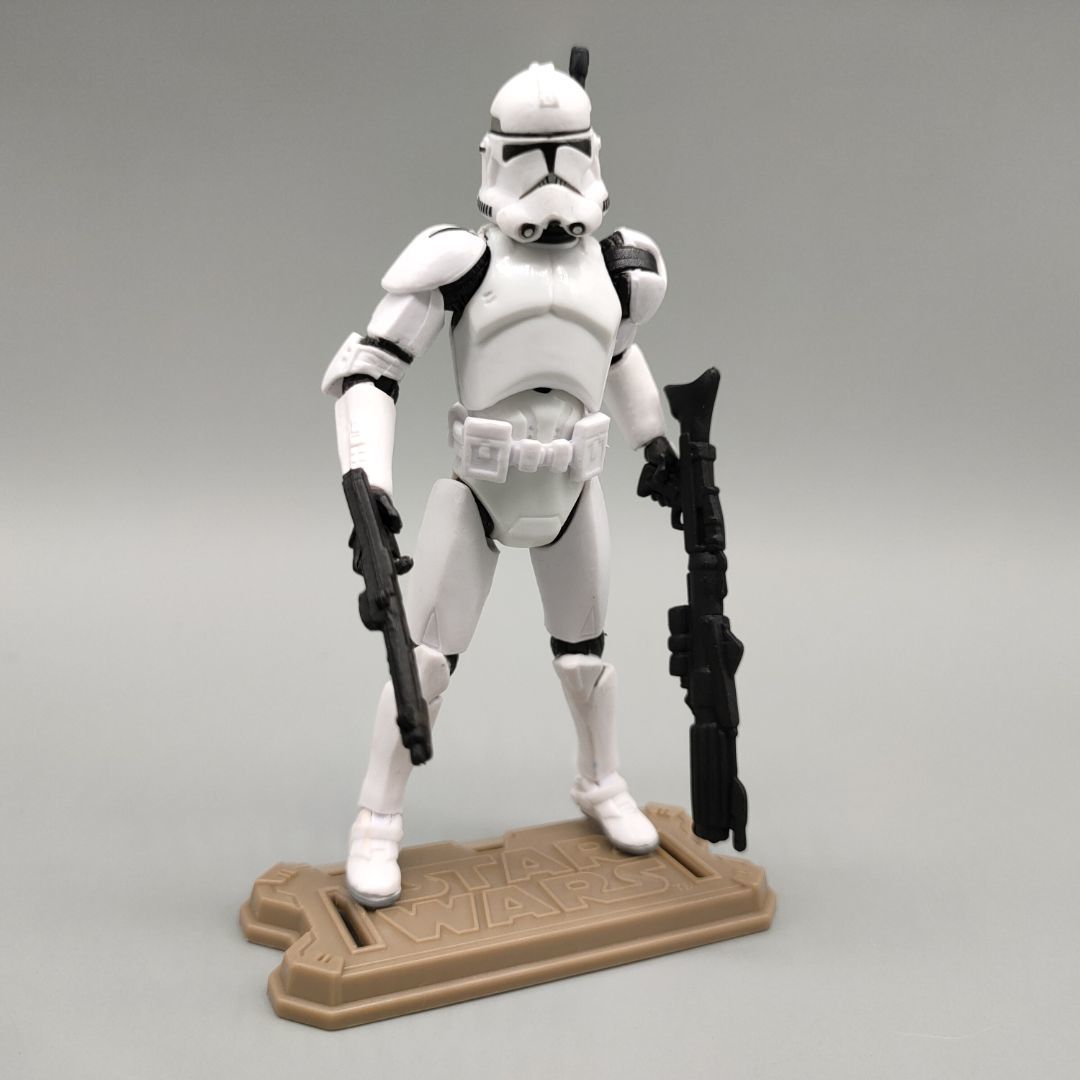 Star Wars 3.75" Republic Shadow Utapau Dark Blue Trooper Action Figure Model Toy