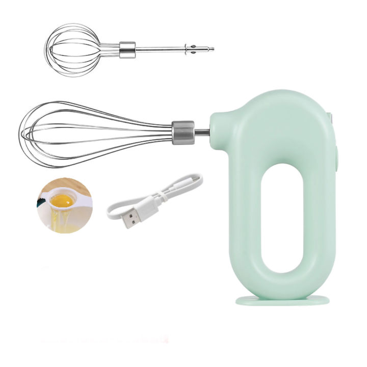 Hand Mixer Electric, USB Charging Cordless Egg Whisk Adjustable