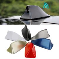 สำหรับ Universal Car Shark เสาอากาศหลังคาอัตโนมัติ Shark Fin Antenna FM/AM สัญญาณรถยนต์สำหรับ BMW Honda Toyota Hyundai Ford-sdfwerwewewq