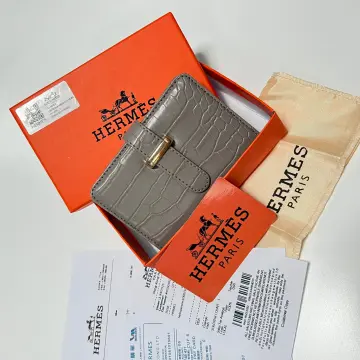 DOMPET HERMES 5124 SUPER, BAHAN CROCO, UK 19x10x3cm, BERAT 0,2KG FREE BOX  Harga: Rp.175.000