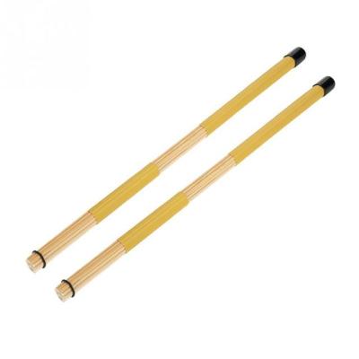 【Worth-Buy】 1คู่กลอง1.3X40.3ซม. ไม้ไผ่กลองแปรง Sticks Rod Drumsticks เครื่องดนตรีอุปกรณ์เสริม4สี